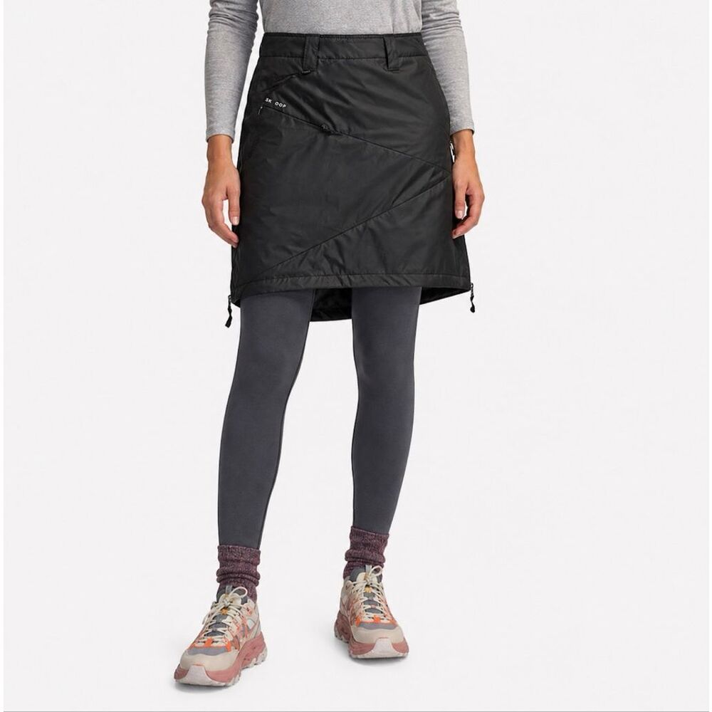 Skhoop Black Insulated Zip Ski Skirt XS Winter Outdoor